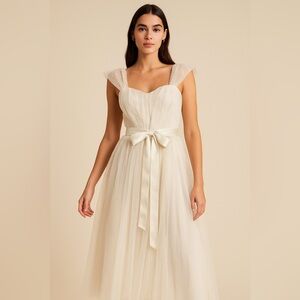 Candie's Strapless Cream Dress